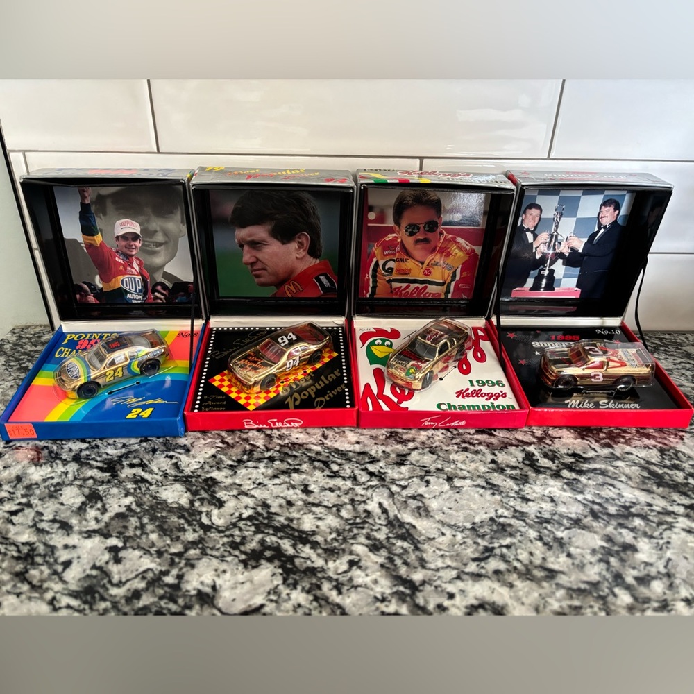 Vintage Matchbox NASCAR Super Stars Awards Collectibles Set